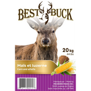 BEST BUCK Chevreuil Maïs & Luzerne 20kg