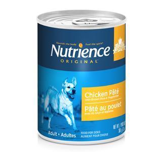 Nutrience Original - Pâté de Poulet avec Riz Brun et Légumes - Nourriture Humide pour Chiens Adultes