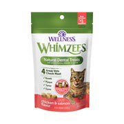 Wellness Whimzees - Saveur de Poulet et Saumon - Gâteries Dentaires Naturelles pour Chats