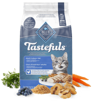 Blue Tastefuls - Poulet et Riz Brun - Nourriture Sèche pour Chats Adultes d'Intérieur