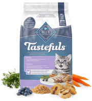 Blue Life Protection Tastefuls - Chaton Croissance Saine Poulet et Riz Brun - Nourriture Sèche pour Chats