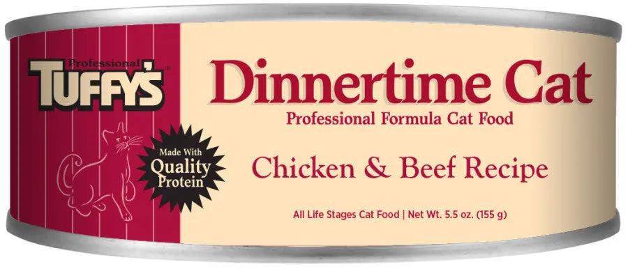 Tuffy's Dinnertime - Poulet et Boeuf - Nourriture Humide en Pâté pour Chats