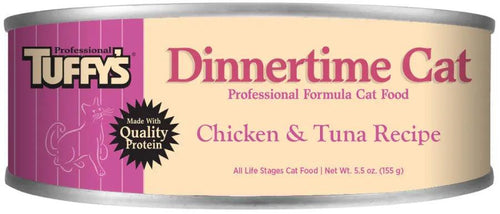 Tuffy's Dinnertime - Poulet et Thon - Nourriture Humide en Pâté pour Chats