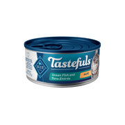 Blue Buffalo Tastefuls - Chat Adulte Pâté de Poisson Océan et Thon - Nourriture Humide pour Chats