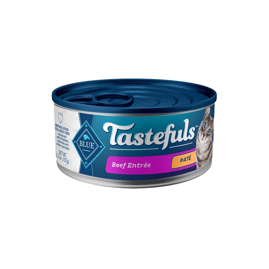 Blue Tastefuls - Pâté de Boeuf - Nourriture Humide pour Chats Adultes
