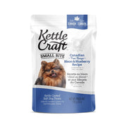 Kettle Craft - Petites Bouchées Bison et Bleuets du Canada - Gâteries Tendres pour Chiens