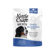 Kettle Craft - Grandes Bouchées Bison et Bleuets du Canada - Gâteries Tendres pour Chiens