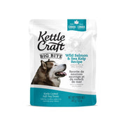 Kettle Craft - Grandes Bouchées Saumon Sauvage et Varech de Mer - Gâteries Tendres pour Chiens