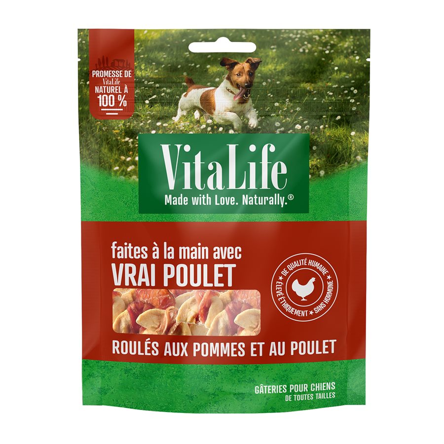 VitaLife - Pommes et Poulet - Gâteries pour Chiens