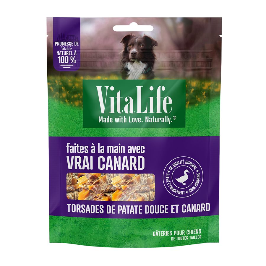 VitaLife - Patate Douce et Canard - Gâteries pour Chiens