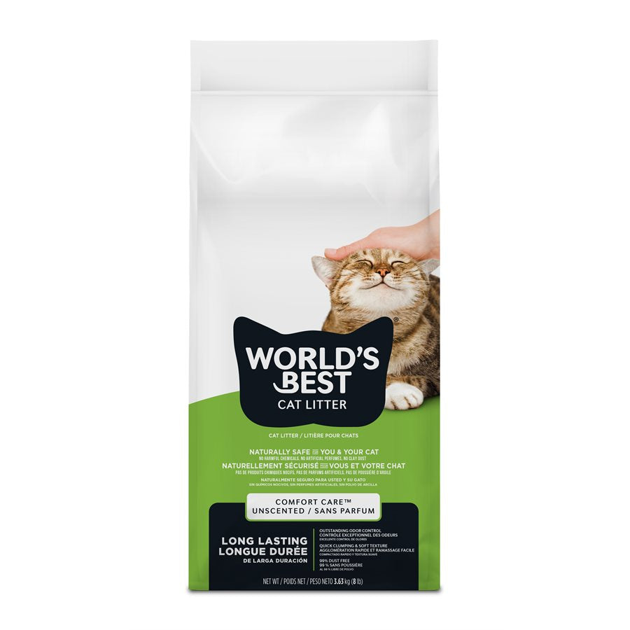 World's Best - Originale Sans Parfum - Litière Agglomérante Naturelle de Maïs pour Chats