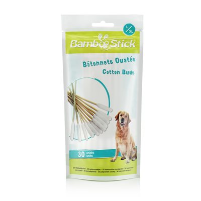 H3D - BambooStick Bâtonnets Ouatés pour Oreilles - Soin pour Chiens