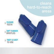 Nylabone - Brosse à Dents pour Doigt - Soin pour Chiens