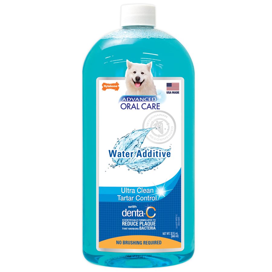 Nylabone - Liquide Enlève-Plaque - Additif pour l'Eau pour Chiens