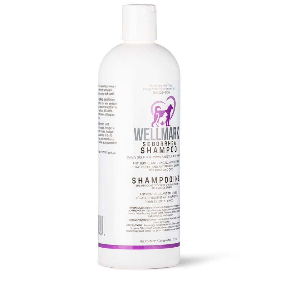 Wellmark - Shampoing pour la Séborrhée - Soin pour Chiens et Chats