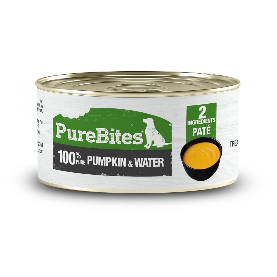 Purebites - Pâté 100% Pur Citrouille et Eau - Nourriture Humide pour Chiens