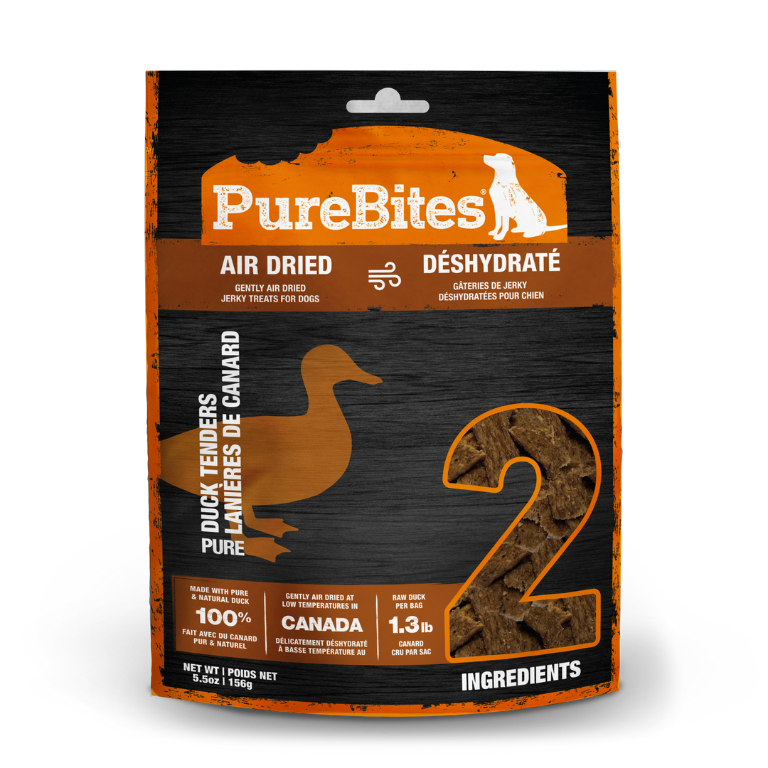 PureBites - Jerkey de Lanières de Canard - Gâteries Déshydratées pour Chiens