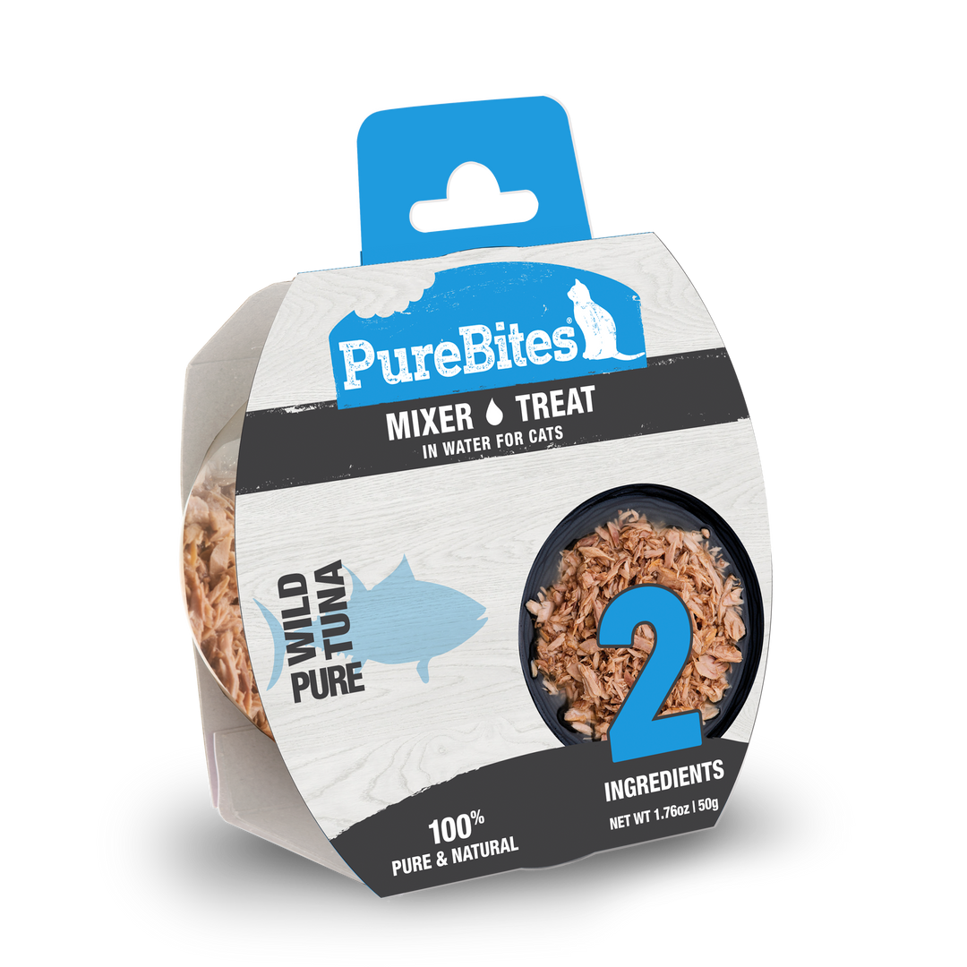 PureBites - 100% Pur Thon Sauvage - Complément Alimentaire dans l'Eau pour Chats