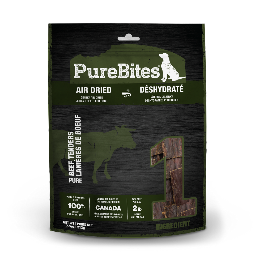 PureBites - Jerkey de Lanières de Boeuf - Gâteries Déshydratées pour Chiens