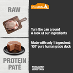 Voir l’image dans la galerie, PureBites - Chat 100% Pur Pâté de Canard - Nourriture Humide Sans Grains pour Chats