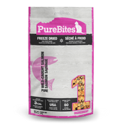 PureBites - Saumon Sauvage - Gâteries ou Garnitures Lyophilisées pour Chats