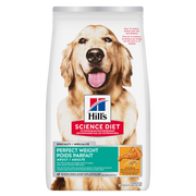 Hill's Science Diet - Poids Parfait (Perfect Weight), Poulet et Riz Brun - Nourriture Sèche pour Chiens Adultes
