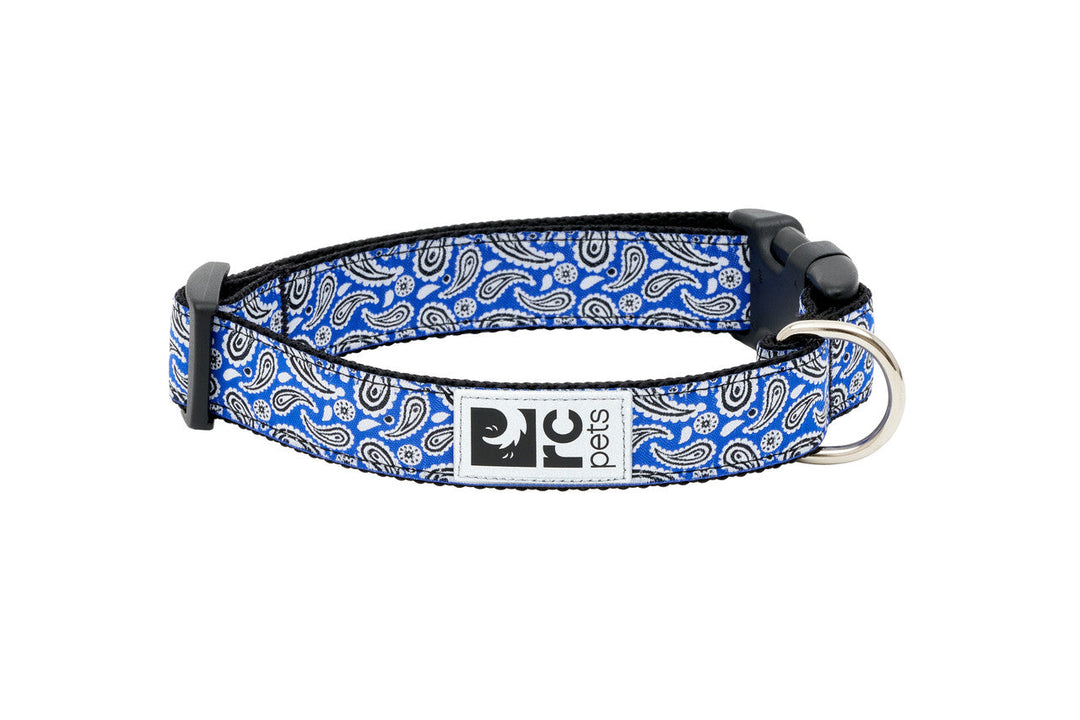 RC Pets - Collier à Motifs Bleu Rebelle - Collier pour Chiens