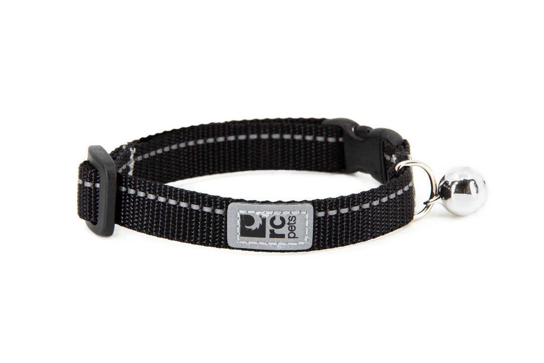 RC Pets - Collier Sécuritaire de Base 8-10" Noir - Collier pour Chats