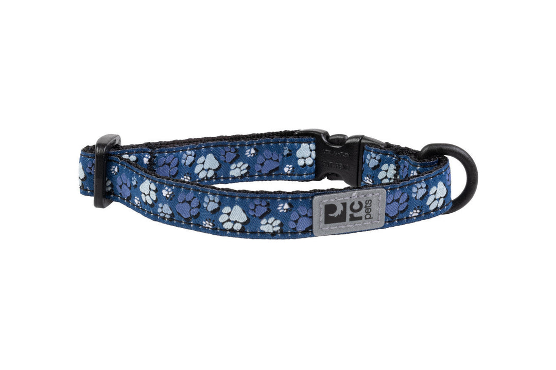 RC Pets - Collier Sécuritaire à Motifs 8-10" Pattes Bleu - Collier pour Chats