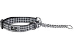 Voir l’image dans la galerie, RC Pets - Collier de Dressage à Motifs Vichy Noir - Collier de Dressage pour Chiens