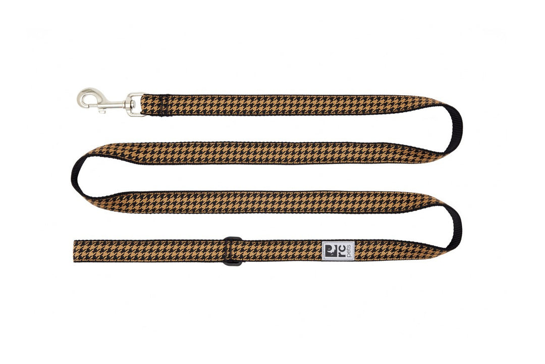 *RCP Laisse Motif 1x72" Pied-de-Poule Caramel