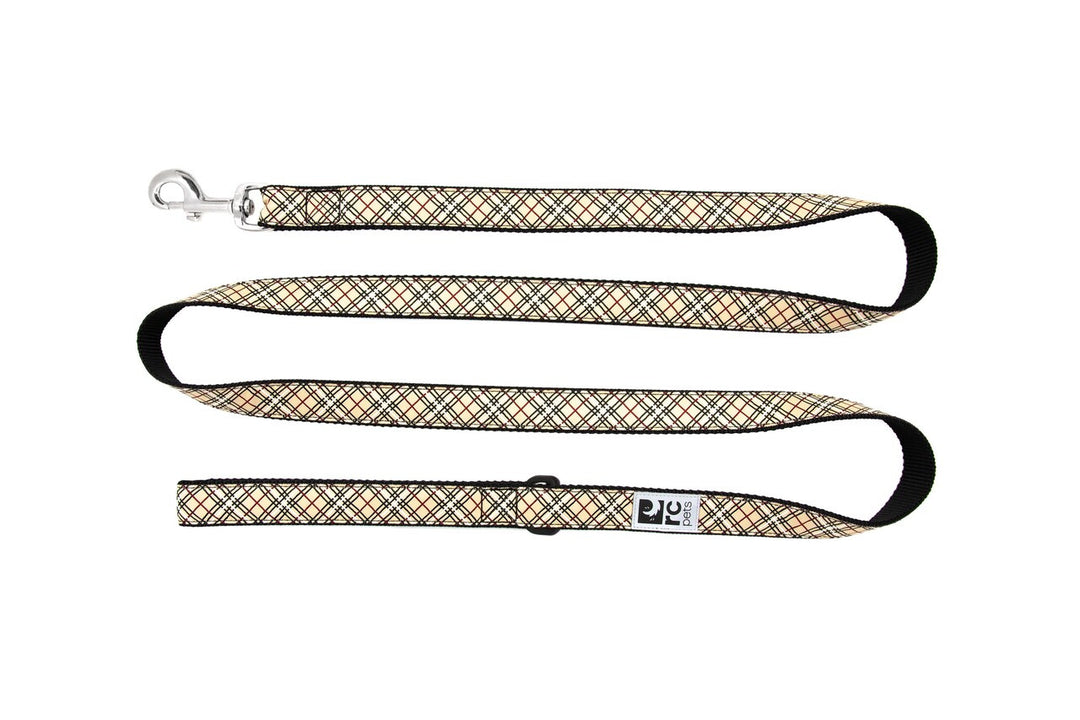 RCP Laisse Motif 1x72" Écossais Beige