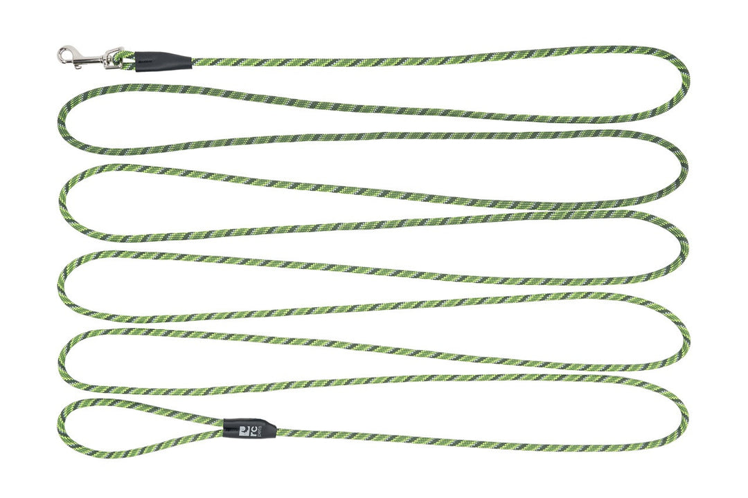 RC Pets - Longue Laisse en Corde 1/4" x 20 pi Olive Foncé - Laisse pour Chiens
