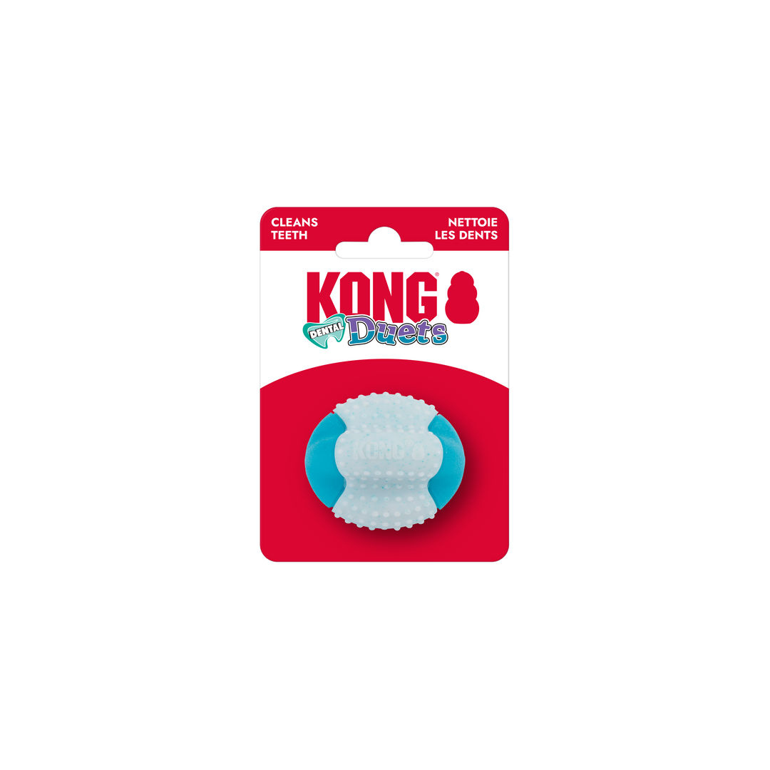Kong Duets - Goomz Balle Denatire - Jouet à Mâcher pour Chiens