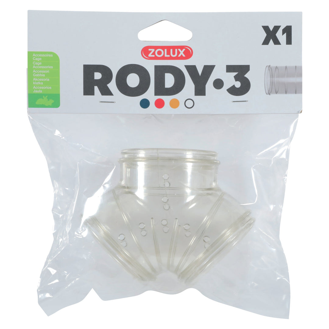 Zolux - Tube Transparent Rody 3 - Accessoire pour Rongeurs
