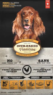 Oven-Baked Tradition - Chien Sénior et Contrôle du Poids Poulet Frais Désossé - Nourriture Sèche pour Chiens Âgés