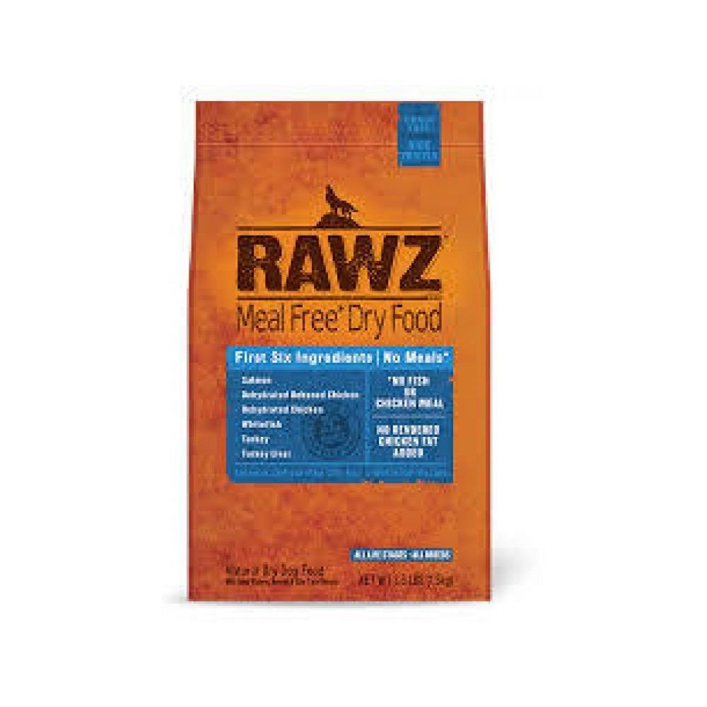 Rawz - Saumon, Poulet Déshydraté et Poisson Blanc - Nourriture Sèche pour Chiens