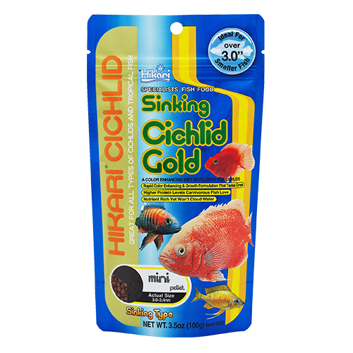 HIKARI Nourriture Sinking Cichlid Gold Mini 3.5oz