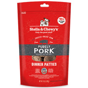 Stella & Chewy's Dinner Patties - Chien Galettes de Porc - Nourriture Sèche Lyophilisée Sans Grains pour Chiens