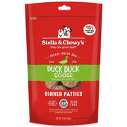 Stella & Chewy's Dinner Patties - Galettes de Canard et d'Oie - Nourriture Sèche Lyophilisée Sans Grains pour Chiens