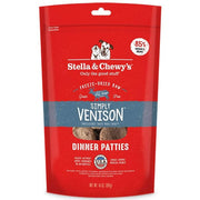Stella & Chewy's Dinner Patties - Chien Galettes de Venaison - Nourriture Sèche Lyophilisée Sans Grains pour Chiens