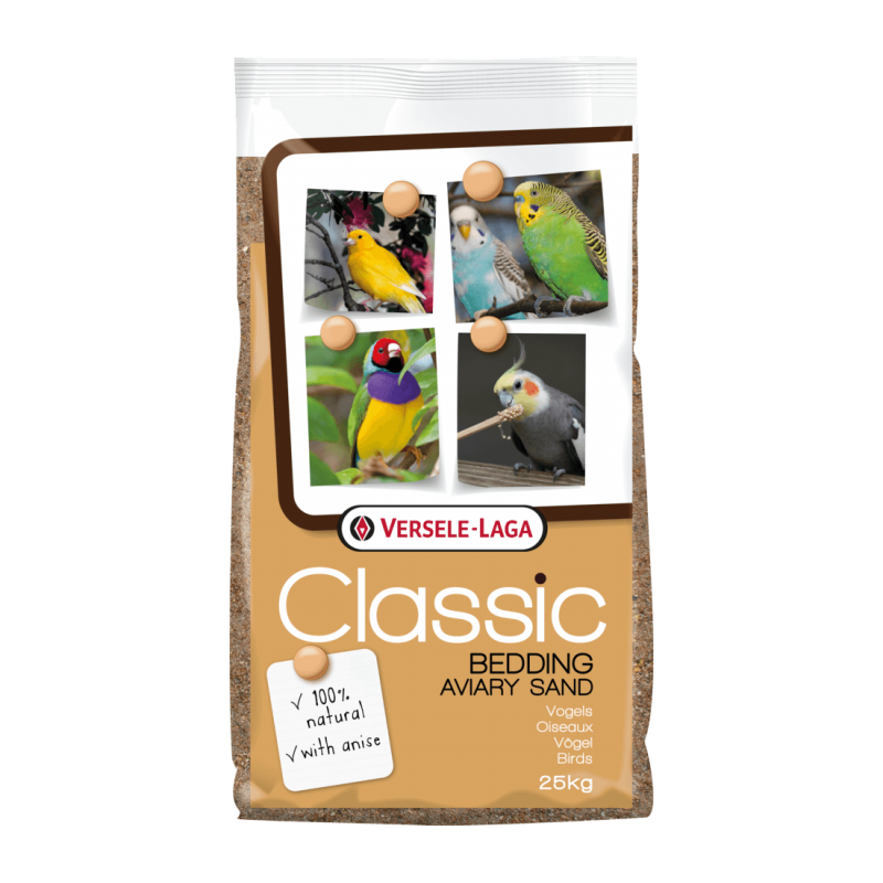 VL Classic Sable Volière avec Anis 25kg pour Oiseaux