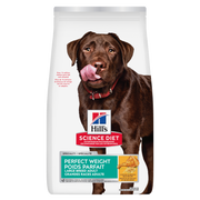 Hill's Science Diet - Poids Parfait (Perfect Weight), Poulet et Riz Brun - Nourriture Sèche pour Chiens de Grandes Races