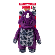 Kong Jungle Jamz Rhinocéros, jouet interactif en peluche avec couineur pour chiens