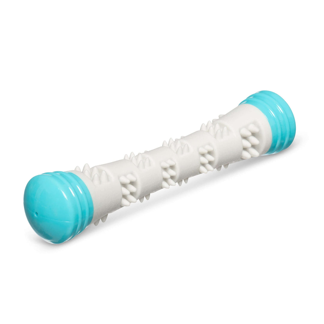 Messy Mutts Totally Pooched - Jouet Bâton Chew'n Squeak en Caoutchouc avec Couineur pour Chiens