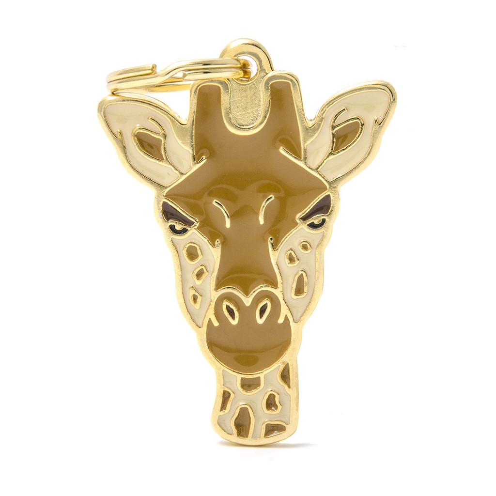 My Family - Sauvage Girafe - Médaille d'Identité pour Chiens