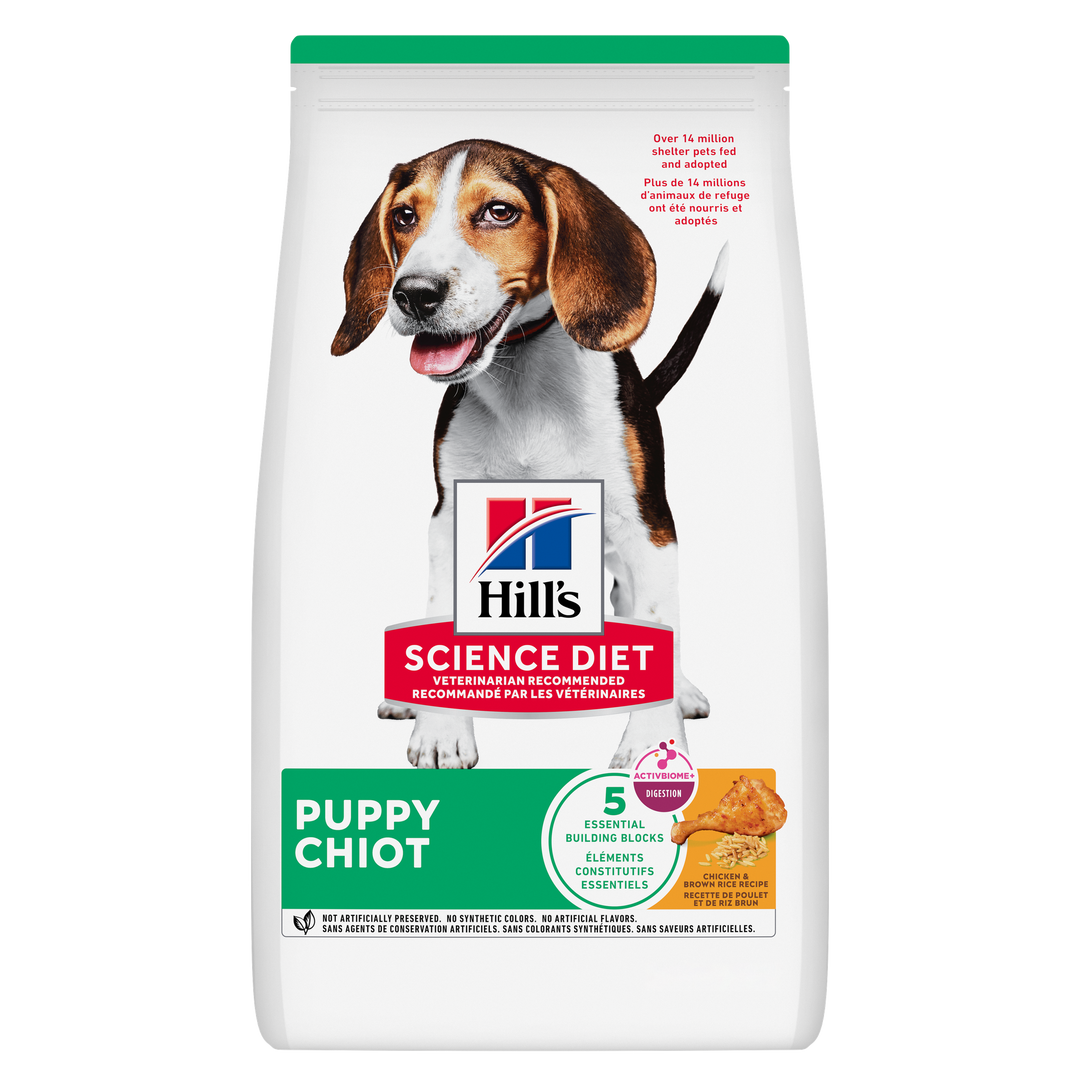 Hill's Science Diet - Poulet et Riz Brun - Nourriture Sèche pour Chiots