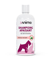 Zanimo - Shampoing Apaisant Lait d'Avoine et Thé Vert - Shampoing pour Chiens et Chats