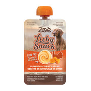 Zoë Licky Snack - Citrouille et Dinde - Complément Alimentaire en Pâté pour Chiens Adultes en Sachet