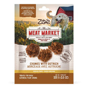 Zoë Meat Market - Morceaux d'Autruche - Gâteries Tendres pour Chiens